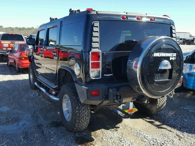 5GRGN23U56H113929 - 2006 HUMMER H2 BLACK photo 3