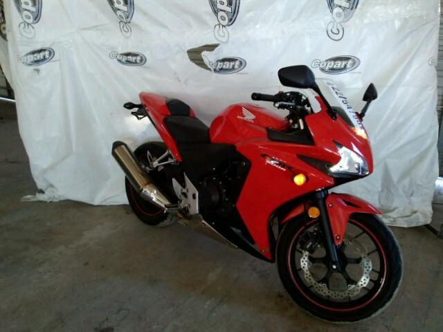 MLHPC4416D5001126 - 2013 HONDA CBR500 RED photo 1