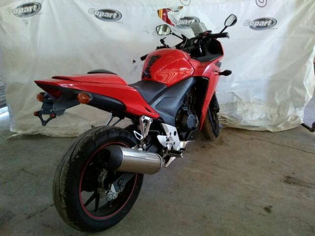 MLHPC4416D5001126 - 2013 HONDA CBR500 RED photo 4