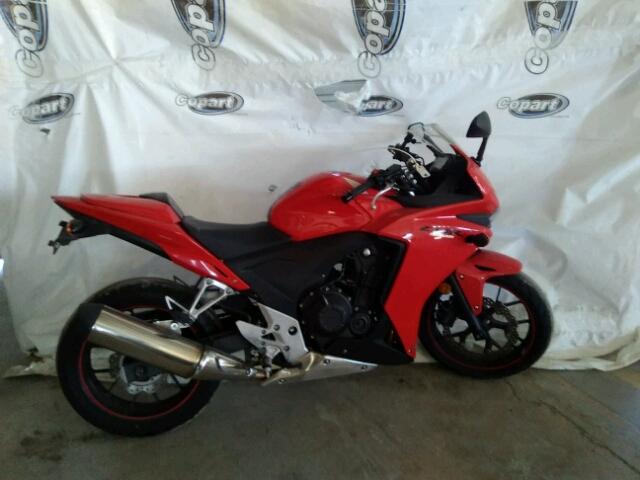 MLHPC4416D5001126 - 2013 HONDA CBR500 RED photo 9