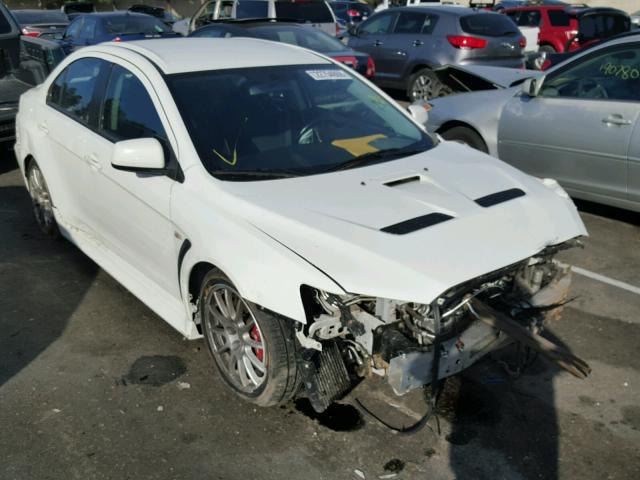 JA32W8FV8BU046212 - 2011 MITSUBISHI LANCER EVO WHITE photo 1