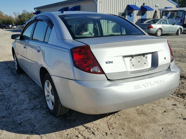 1G8AJ55F77Z154619 - 2007 SATURN ION LEVEL SILVER photo 3