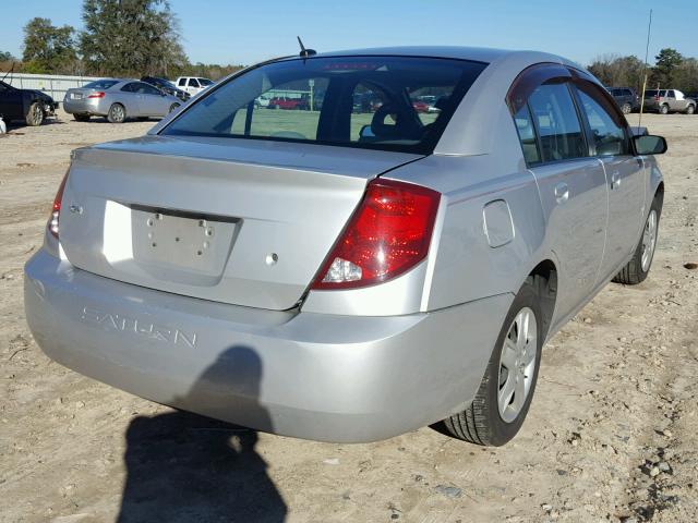 1G8AJ55F77Z154619 - 2007 SATURN ION LEVEL SILVER photo 4