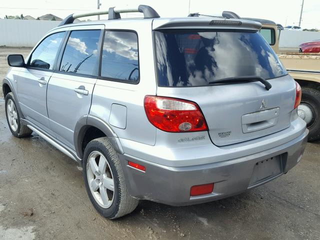 JA4LX41F95U039053 - 2005 MITSUBISHI OUTLANDER SILVER photo 3