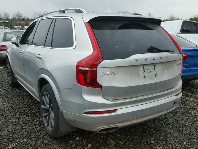 YV4A22PK3H1121092 - 2017 VOLVO XC90 T6 SILVER photo 3