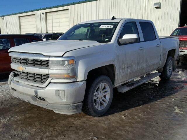 3GCUKREC9GG314559 - 2016 CHEVROLET SILVERADO WHITE photo 2