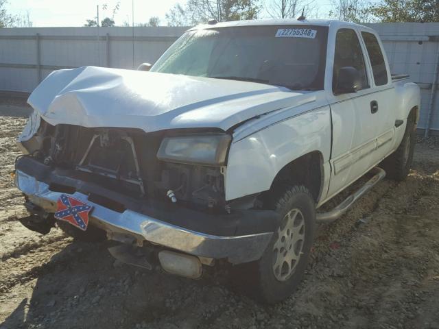 1GCEK19B65Z260223 - 2005 CHEVROLET SILVERADO WHITE photo 2