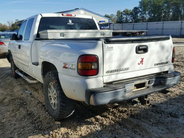 1GCEK19B65Z260223 - 2005 CHEVROLET SILVERADO WHITE photo 3