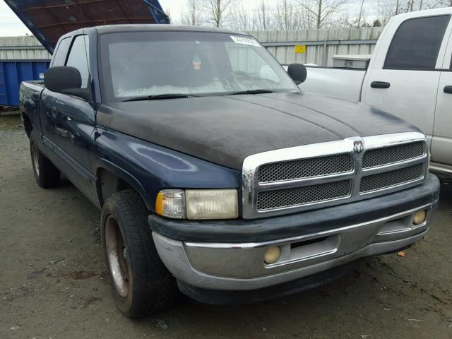 3B7HC13Z81M270568 - 2001 DODGE RAM 1500 BLUE photo 1