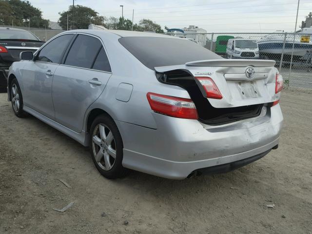 4T1BK46K49U088863 - 2009 TOYOTA CAMRY SE SILVER photo 3