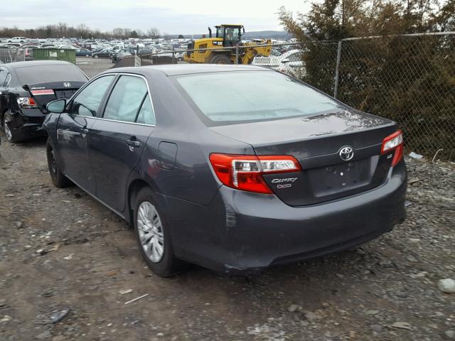 4T4BF1FK1DR279772 - 2013 TOYOTA CAMRY L GRAY photo 3