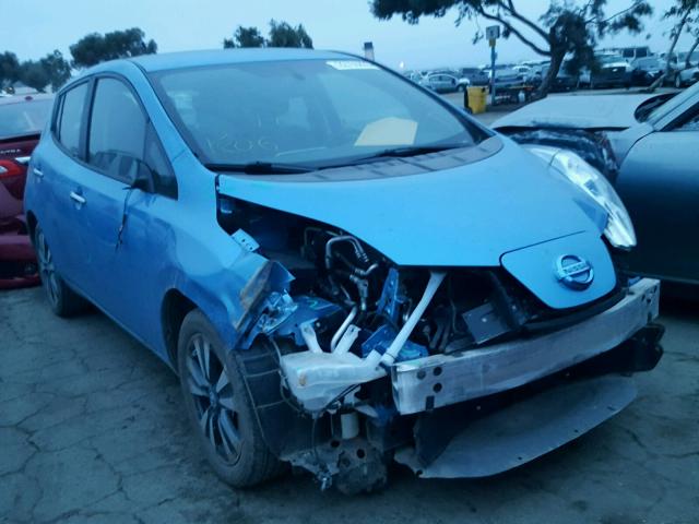 1N4AZ0CP2DC418217 - 2013 NISSAN LEAF S BLUE photo 1