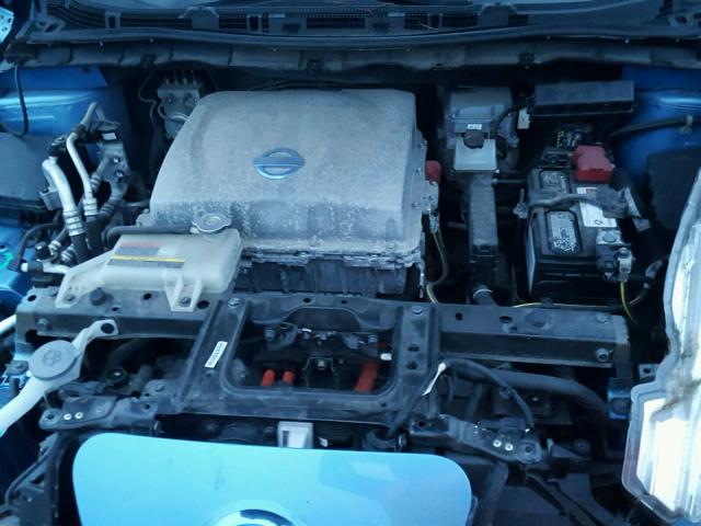 1N4AZ0CP2DC418217 - 2013 NISSAN LEAF S BLUE photo 7