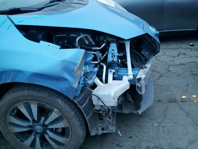 1N4AZ0CP2DC418217 - 2013 NISSAN LEAF S BLUE photo 9