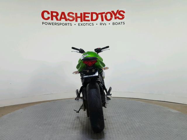JKAEXEE15CDA05253 - 2012 KAWASAKI EX650 EC GREEN photo 7
