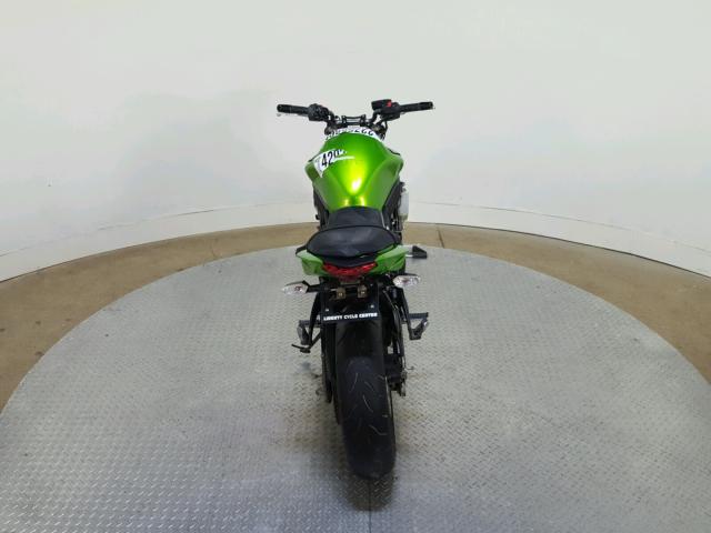 JKAEXEE15CDA05253 - 2012 KAWASAKI EX650 EC GREEN photo 9
