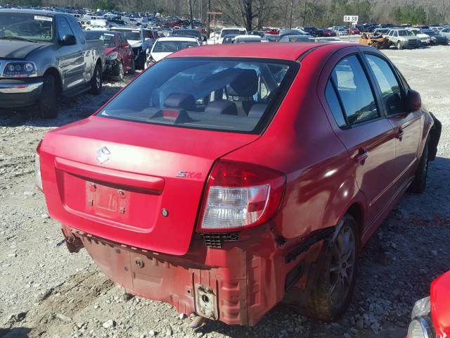 JS2YC414X85102896 - 2008 SUZUKI SX4 RED photo 4