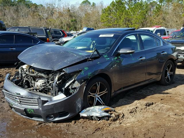 1N4AA51E89C832857 - 2009 NISSAN MAXIMA S GRAY photo 2