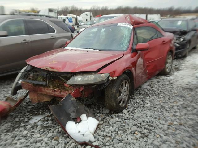 1YVHP80C065M68355 - 2006 MAZDA 6 I RED photo 2