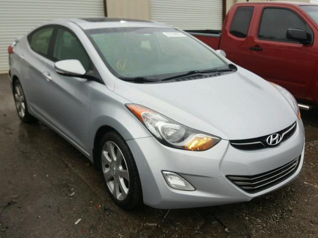 5NPDH4AE2CH143695 - 2012 HYUNDAI ELANTRA GL SILVER photo 1