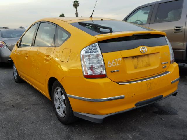 JTDKB20U883452869 - 2008 TOYOTA PRIUS YELLOW photo 3