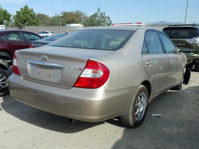 4T1BE32K24U379085 - 2004 TOYOTA CAMRY LE TAN photo 4