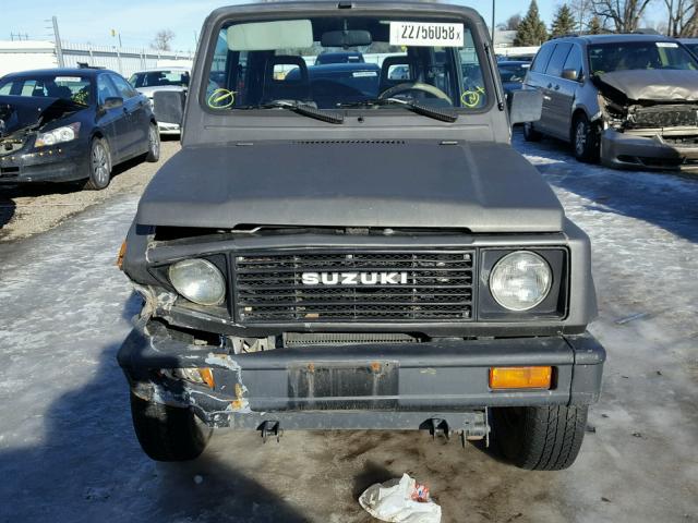 JS3JC51V9H4127113 - 1987 SUZUKI SAMURAI BLACK photo 9