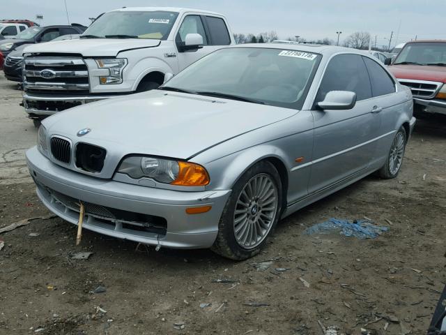 WBABN53411JU32319 - 2001 BMW 330 CI SILVER photo 2