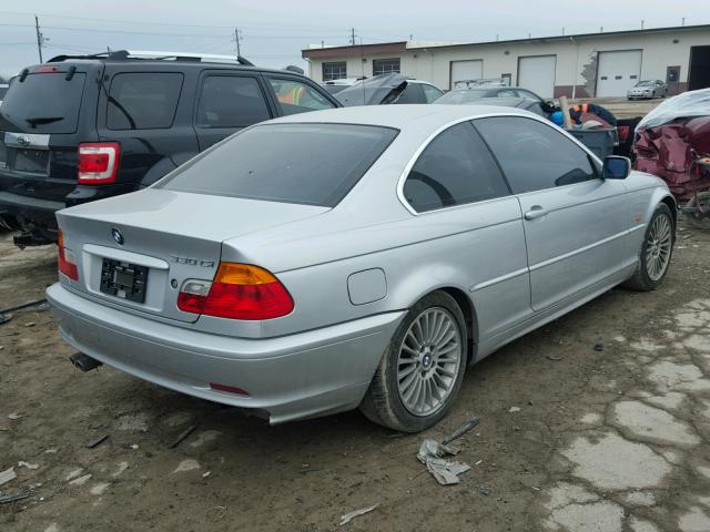 WBABN53411JU32319 - 2001 BMW 330 CI SILVER photo 4