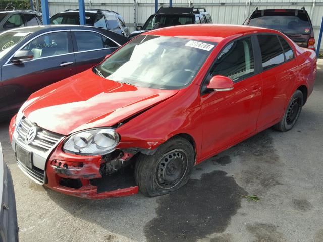 3VWGG71K37M124111 - 2007 VOLKSWAGEN JETTA RED photo 2