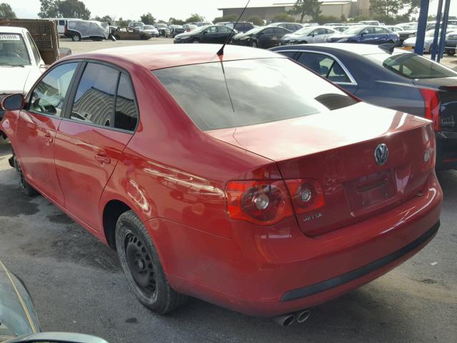 3VWGG71K37M124111 - 2007 VOLKSWAGEN JETTA RED photo 3