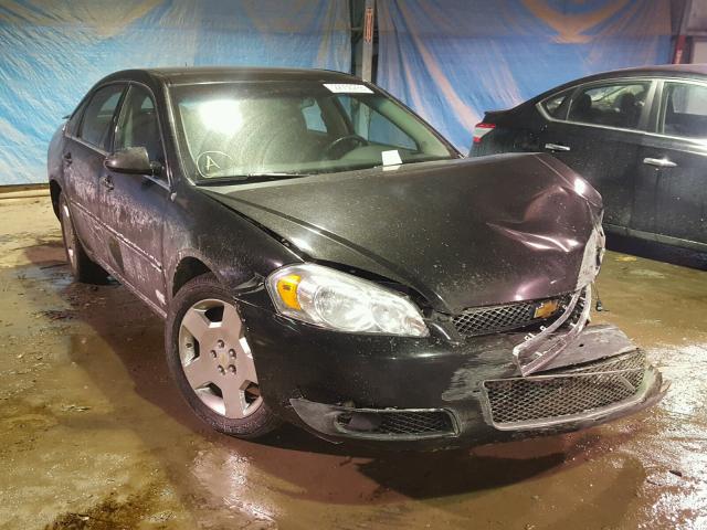 2G1WD58C169226517 - 2006 CHEVROLET IMPALA SUP BLACK photo 1