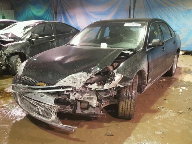 2G1WD58C169226517 - 2006 CHEVROLET IMPALA SUP BLACK photo 2