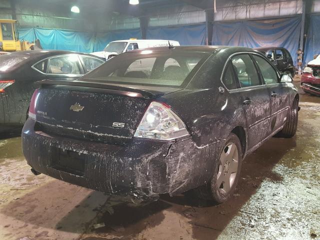2G1WD58C169226517 - 2006 CHEVROLET IMPALA SUP 黑色 照片 4