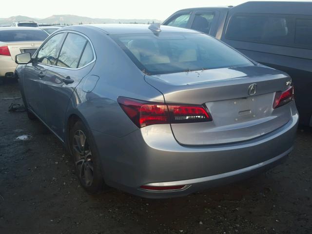 19UUB2F51FA006906 - 2015 ACURA TLX TECH SILVER photo 3