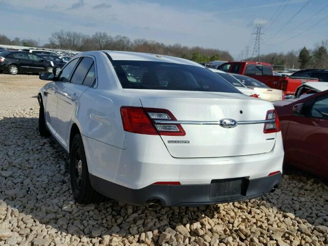 1FAHP2L86EG115976 - 2014 FORD TAURUS POL WHITE photo 3