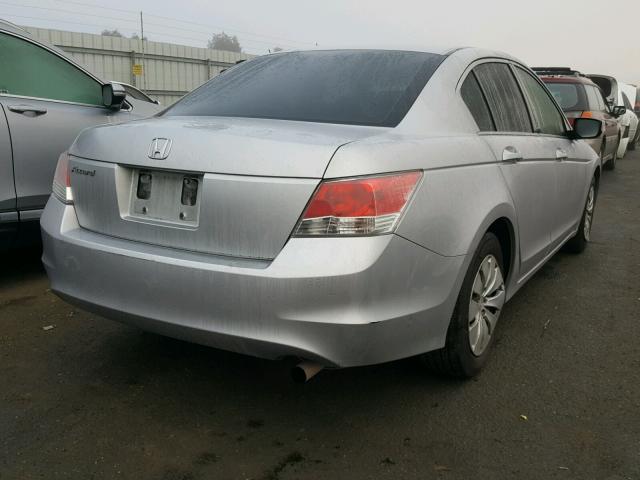 1HGCP2F39AA181084 - 2010 HONDA ACCORD LX SILVER photo 4