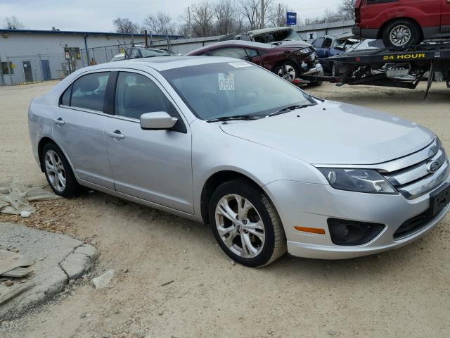 3FAHP0HA6CR116261 - 2012 FORD FUSION SE SILVER photo 1