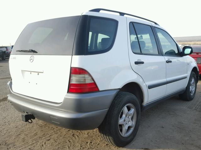 4JGAB54E4XA073289 - 1999 MERCEDES-BENZ ML 320 WHITE photo 4