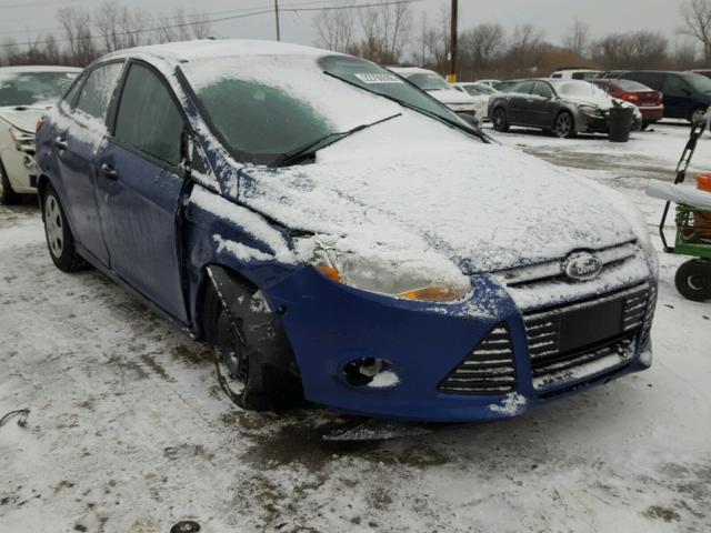 1FAHP3E21CL212506 - 2012 FORD FOCUS S BLUE photo 1