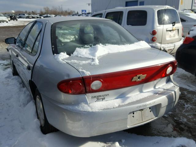 1G1JC52FX47279425 - 2004 CHEVROLET CAVALIER SILVER photo 3