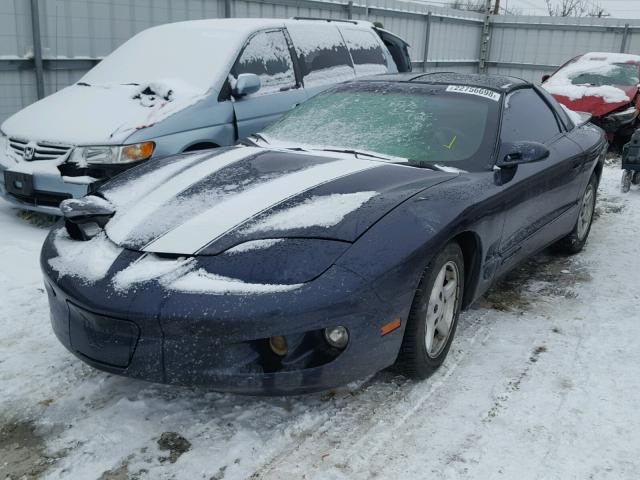 2G2FS22K1W2207118 - 1998 PONTIAC FIREBIRD BLUE photo 2