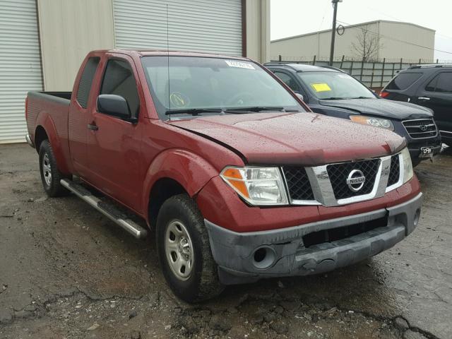 1N6BD06T46C455033 - 2006 NISSAN FRONTIER K MAROON photo 1