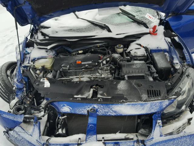 19XFC2F75GE086425 - 2016 HONDA CIVIC EX BLUE photo 7