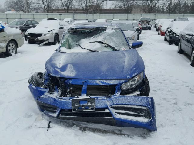 19XFC2F75GE086425 - 2016 HONDA CIVIC EX ლურჯი ფოტო 9