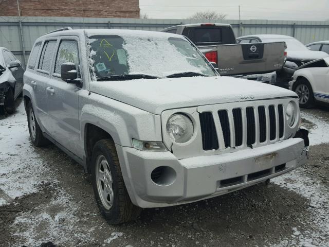 1J4NF2GBXAD634394 - 2010 JEEP PATRIOT SP SILVER photo 1