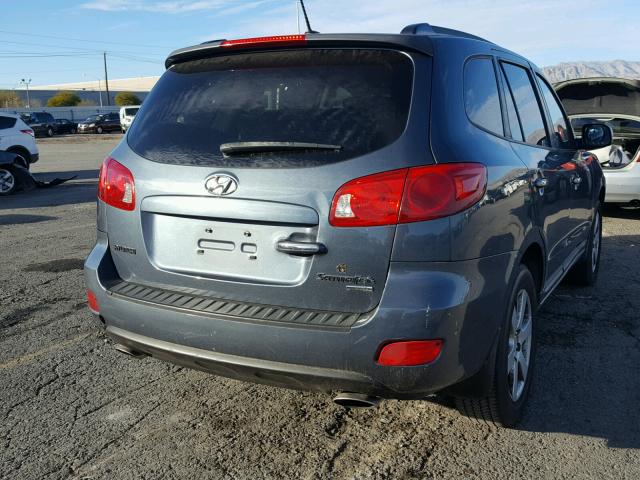 5NMSH13E48H136111 - 2008 HYUNDAI SANTA FE S BLUE photo 4