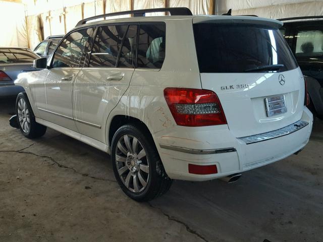 WDCGG8HB5CF883538 - 2012 MERCEDES-BENZ GLK 350 4M WHITE photo 3