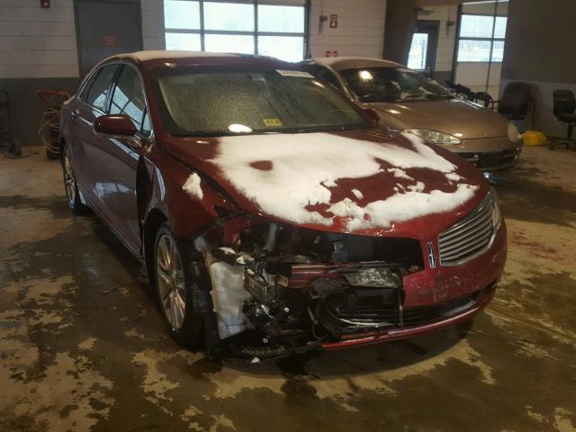 3LN6L2GK5FR619802 - 2015 LINCOLN MKZ RED photo 1