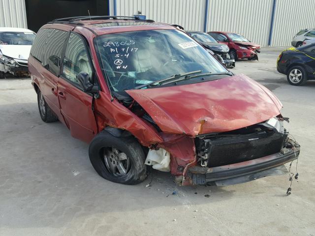 2D4GP44L96R685882 - 2006 DODGE GRAND CARA RED photo 1